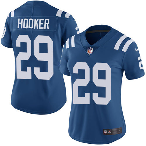 Nike Indianapolis Colts #29 Malik Hooker Royal Blue Team Color Women's Stitched NFL Vapor Untouchable Limited Jersey Womens