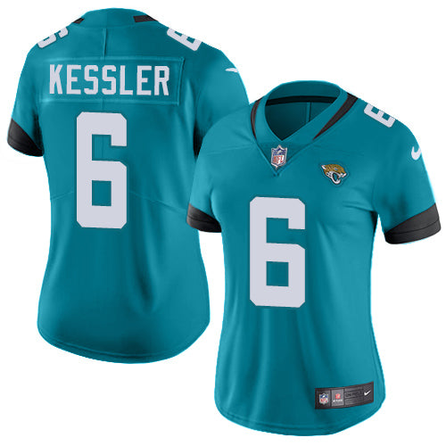 Nike Jacksonville Jaguars #6 Cody Kessler Teal Green Alternate Women's Stitched NFL Vapor Untouchable Limited Jersey Womens