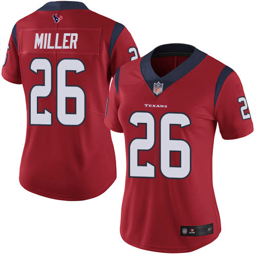 Nike Houston Texans #26 Lamar Miller Red Alternate Women's Stitched NFL Vapor Untouchable Limited Jersey Womens
