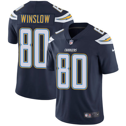 Nike Los Angeles Chargers #80 Kellen Winslow Navy Blue Team Color Youth Stitched NFL Vapor Untouchable Limited Jersey Youth