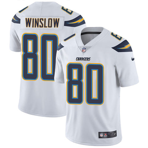 Nike Los Angeles Chargers #80 Kellen Winslow White Youth Stitched NFL Vapor Untouchable Limited Jersey Youth