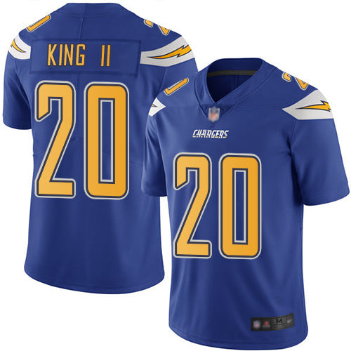 Nike Los Angeles Chargers #20 Desmond King II Electric Blue Youth Stitched NFL Limited Rush Jersey Youth