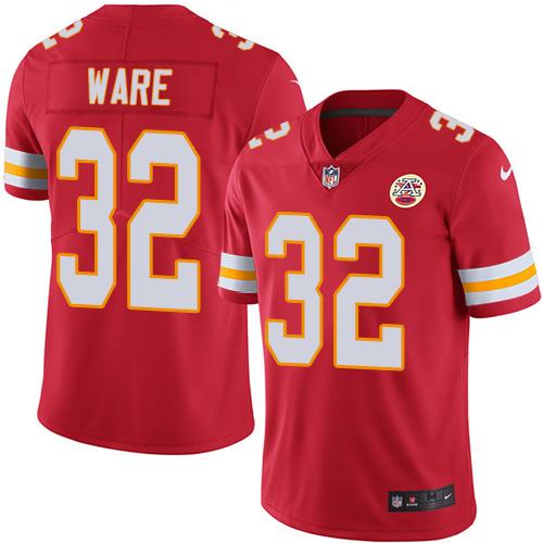 Nike Kansas City Chiefs #32 Spencer Ware Red Team Color Youth Stitched NFL Vapor Untouchable Limited Jersey Youth