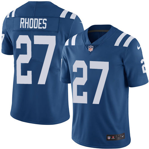 Nike Indianapolis Colts #27 Xavier Rhodes Royal Blue Team Color Youth Stitched NFL Vapor Untouchable Limited Jersey Youth
