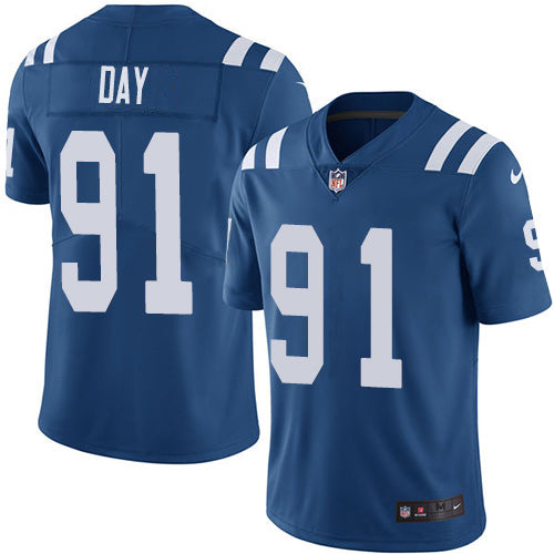 Nike Indianapolis Colts #91 Sheldon Day Royal Blue Team Color Youth Stitched NFL Vapor Untouchable Limited Jersey Youth