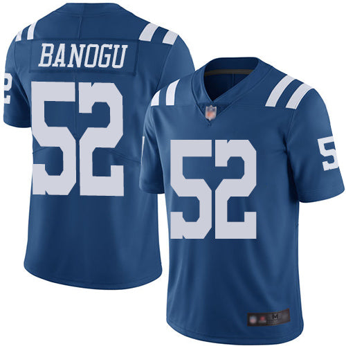 Nike Indianapolis Colts #52 Ben Banogu Royal Blue Youth Stitched NFL Limited Rush Jersey Youth