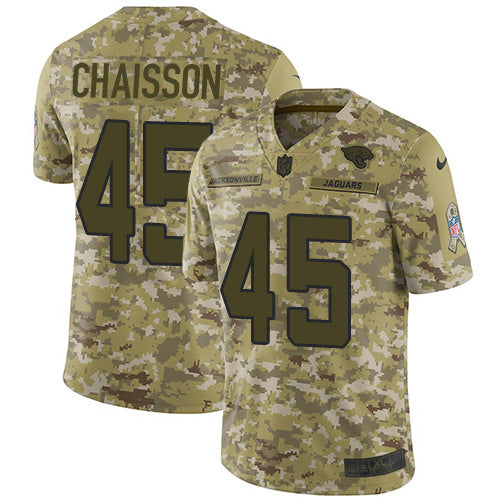Nike Jacksonville Jaguars #45 K'Lavon Chaisson Camo Youth Stitched NFL Limited 2018 Salute To Service Jersey Youth