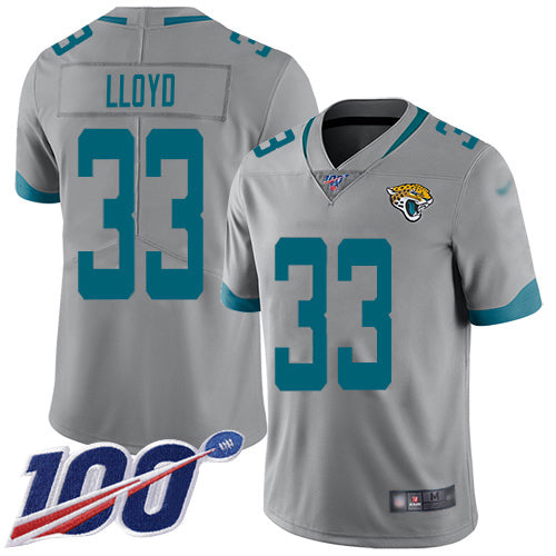 Nike Jacksonville Jaguars #33 Devin Lloyd Silver Youth Stitched NFL Limited Inverted Legend 100th Season Jersey Youth