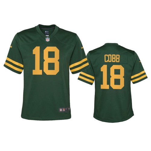Green Bay Green Bay Packers #18 Randall Cobb Youth Nike Alternate Game Player NFL Jersey - Green Youth