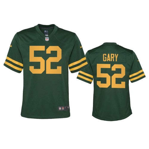 Green Bay Green Bay Packers #52 Rashan Gary Youth Nike Alternate Game Player NFL Jersey - Green Youth