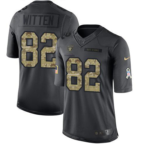 Nike Las Vegas Raiders #82 Jason Witten Black Youth Stitched NFL Limited 2016 Salute to Service Jersey Youth
