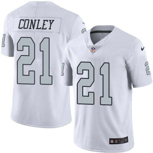 Nike Las Vegas Raiders #21 Gareon Conley White Youth Stitched NFL Limited Rush Jersey Youth
