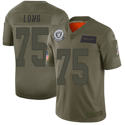 Nike Las Vegas Raiders #75 Howie Long Camo Youth Stitched NFL Limited 2019 Salute to Service Jersey Youth