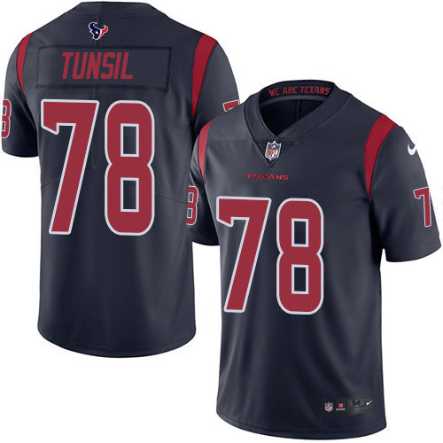 Nike Houston Texans #78 Laremy Tunsil Navy Blue Youth Stitched NFL Limited Rush Jersey Youth
