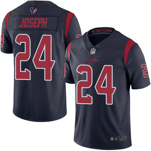 Nike Houston Texans #24 Johnathan Joseph Navy Blue Youth Stitched NFL Limited Rush Jersey Youth
