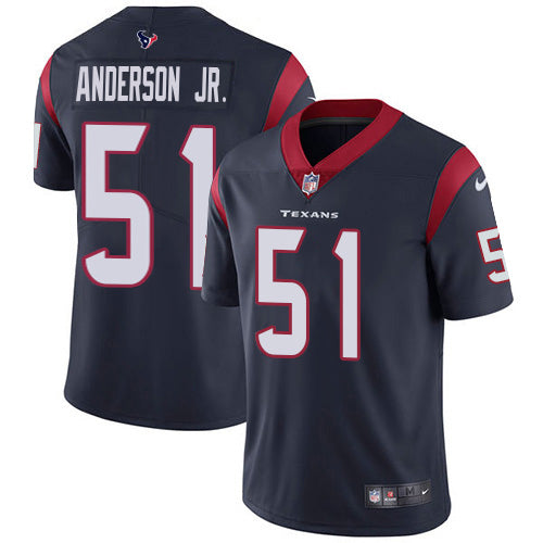 Nike Houston Texans #51 Will Anderson Jr. Navy Blue Team Color Youth Stitched NFL Vapor Untouchable Limited Jersey Youth