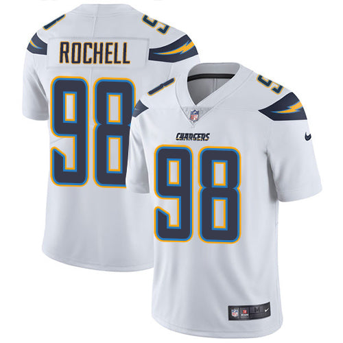 Nike Los Angeles Chargers #98 Isaac Rochell White Men's Stitched NFL Vapor Untouchable Limited Jersey Men's