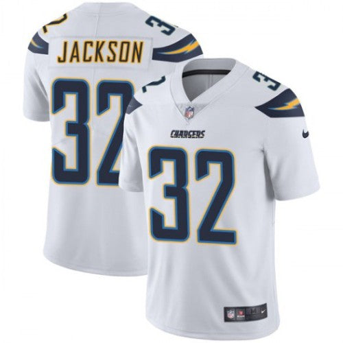 Nike Los Angeles Chargers #32 Justin Jackson White Men's Stitched NFL Vapor Untouchable Limited Jersey Men's