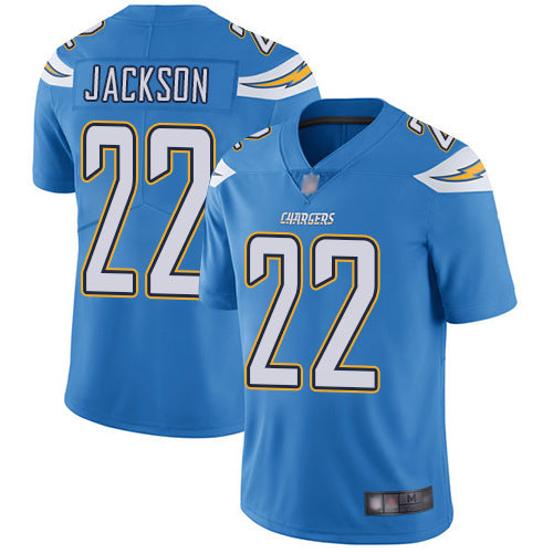 Nike Los Angeles Chargers #22 Justin Jackson Electric Blue Alternate Men's Stitched NFL Vapor Untouchable Limited Jersey Men's