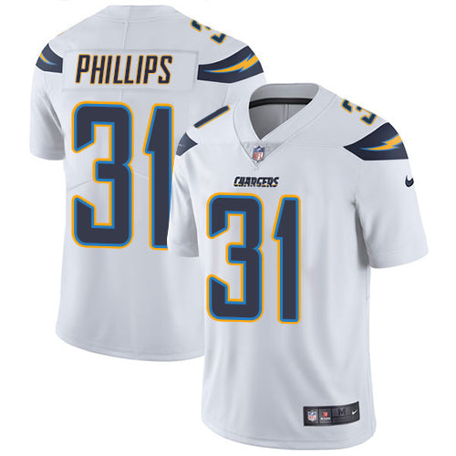 Nike Los Angeles Chargers #31 Adrian Phillips White Men's Stitched NFL Vapor Untouchable Limited Jersey Men's