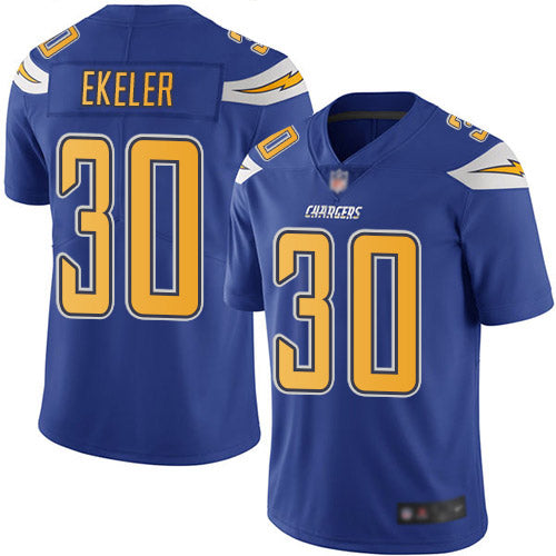 Nike Los Angeles Chargers #30 Austin Ekeler Electric Blue Men's Stitched NFL Limited Rush Jersey Men's