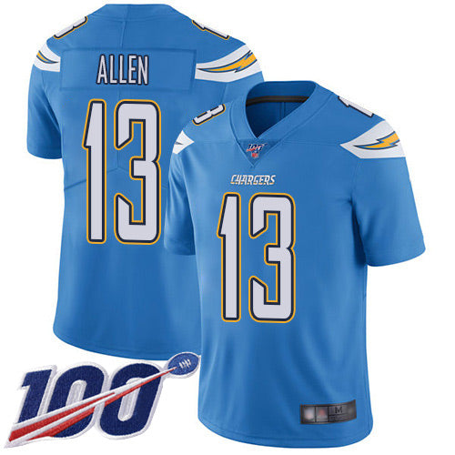 Nike Los Angeles Chargers #13 Keenan Allen Electric Blue Alternate Men's Stitched NFL 100th Season Vapor Limited Jersey Men's