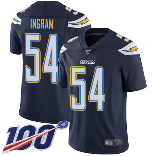 Nike Los Angeles Chargers #54 Melvin Ingram Navy Blue Team Color Men's Stitched NFL 100th Season Vapor Limited Jersey Men's