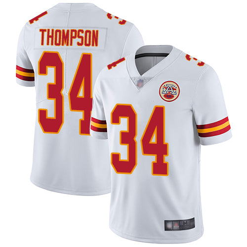 Nike Kansas City Chiefs #34 Darwin Thompson White Men's Stitched NFL Vapor Untouchable Limited Jersey Men's