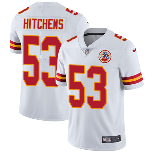 Nike Kansas City Chiefs #53 Anthony Hitchens White Men's Stitched NFL Vapor Untouchable Limited Jersey Men's