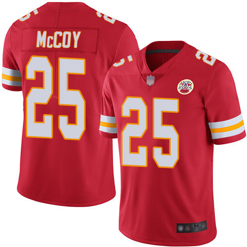Nike Kansas City Chiefs #25 LeSean McCoy Red Team Color Men's Stitched NFL Vapor Untouchable Limited Jersey Men's