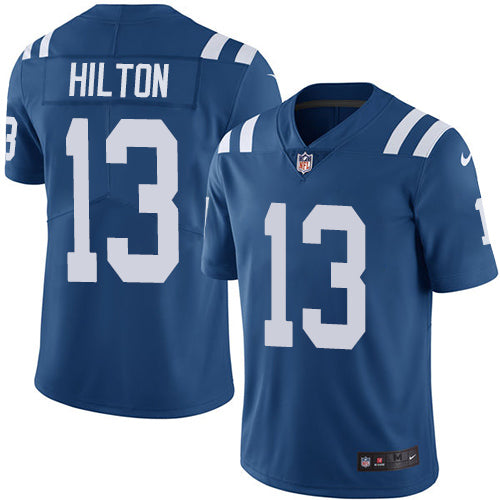 Nike Indianapolis Colts #13 T.Y. Hilton Royal Blue Team Color Men's Stitched NFL Vapor Untouchable Limited Jersey Men's