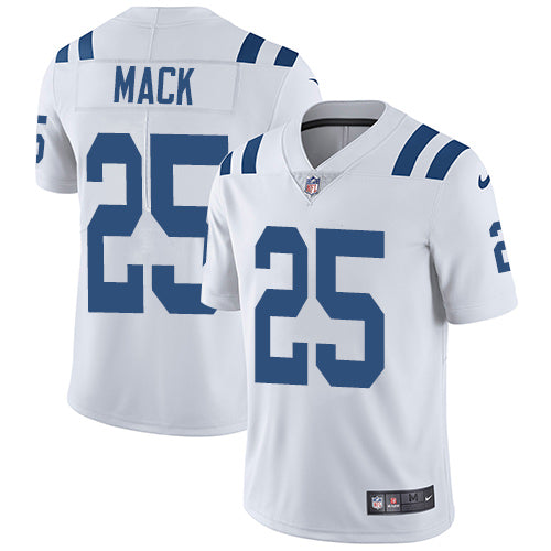 Nike Indianapolis Colts #25 Marlon Mack White Men's Stitched NFL Vapor Untouchable Limited Jersey Men's