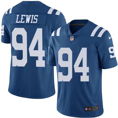 Nike Indianapolis Colts #94 Tyquan Lewis Royal Blue Men's Stitched NFL Limited Rush Jersey Men's