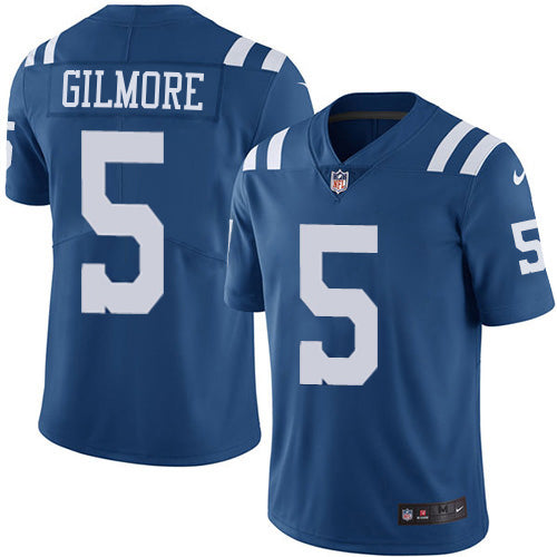 Nike Indianapolis Colts #5 Stephon Gilmore Royal Blue Men's Stitched NFL Limited Rush Jersey Men's