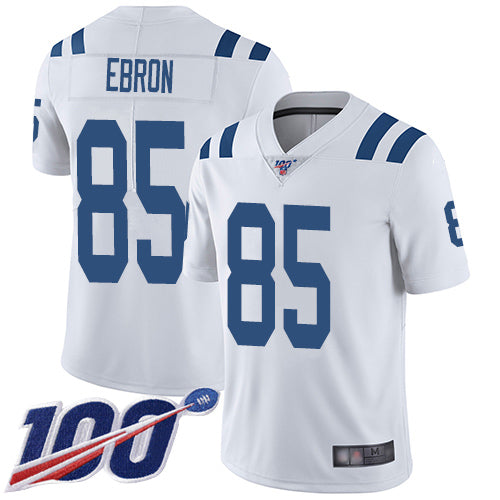 Nike Indianapolis Colts #85 Eric Ebron White Men's Stitched NFL 100th Season Vapor Limited Jersey Men's