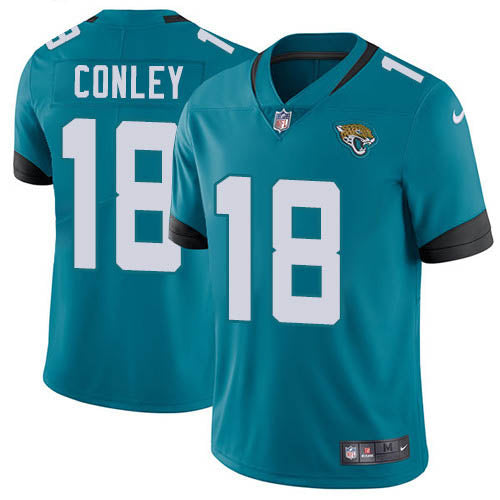 Nike Jacksonville Jaguars #18 Chris Conley Teal Green Alternate Men's Stitched NFL Vapor Untouchable Limited Jersey Men's