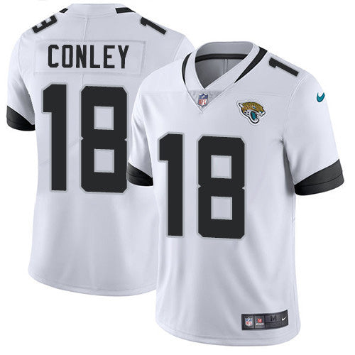 Nike Jacksonville Jaguars #18 Chris Conley White Men's Stitched NFL Vapor Untouchable Limited Jersey Men's