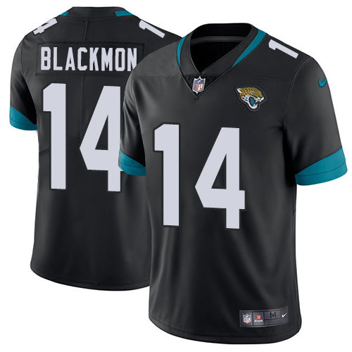 Nike Jacksonville Jaguars #14 Justin Blackmon Black Team Color Men's Stitched NFL Vapor Untouchable Limited Jersey Men's