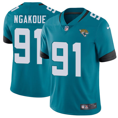 Nike Jacksonville Jaguars #91 Yannick Ngakoue Teal Green Alternate Men's Stitched NFL Vapor Untouchable Limited Jersey Men's