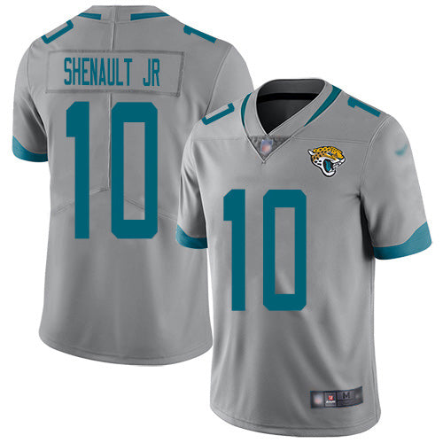 Nike Jacksonville Jaguars #10 Laviska Shenault Jr. Silver Men's Stitched NFL Limited Inverted Legend Jersey Men's