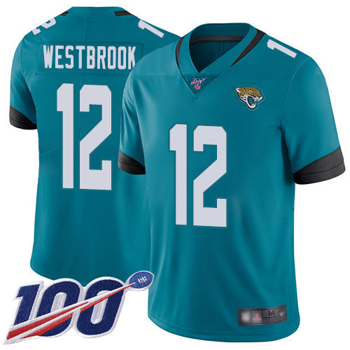 Nike Jacksonville Jaguars #12 Dede Westbrook Teal Green Alternate Men's Stitched NFL 100th Season Vapor Limited Jersey Men's