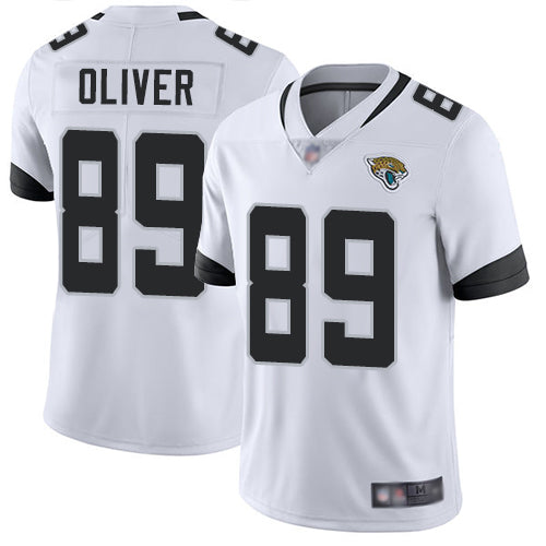 Nike Jacksonville Jaguars #89 Josh Oliver White Men's Stitched NFL Vapor Untouchable Limited Jersey Men's