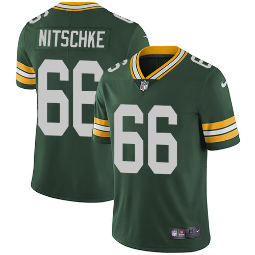 Nike Green Bay Packers #66 Ray Nitschke Green Team Color Men's Stitched NFL Vapor Untouchable Limited Jersey Men's