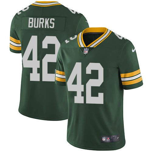 Nike Green Bay Packers #42 Oren Burks Green Team Color Men's Stitched NFL Vapor Untouchable Limited Jersey Men's