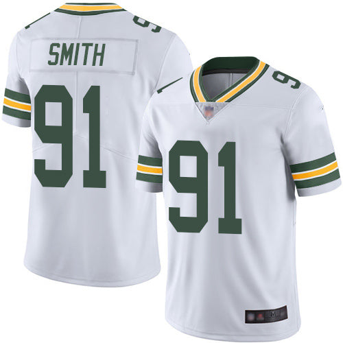 Nike Green Bay Packers #91 Preston Smith White Men's Stitched NFL Vapor Untouchable Limited Jersey Men's