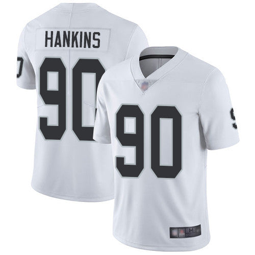 Nike Las Vegas Raiders #90 Johnathan Hankins White Men's Stitched NFL Vapor Untouchable Limited Jersey Men's