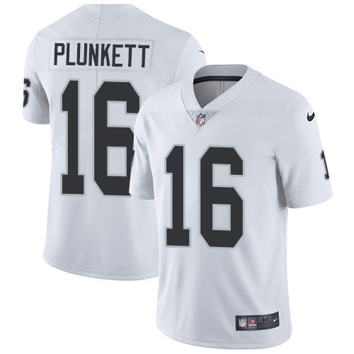 Nike Las Vegas Raiders #16 Jim Plunkett White Men's Stitched NFL Vapor Untouchable Limited Jersey Men's