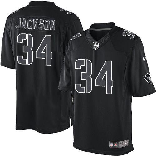 Nike Las Vegas Raiders #34 Bo Jackson Black Men's Stitched NFL Impact Limited Jersey Men's