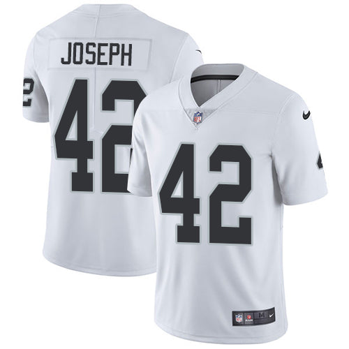 Nike Las Vegas Raiders #42 Karl Joseph White Men's Stitched NFL Vapor Untouchable Limited Jersey Men's