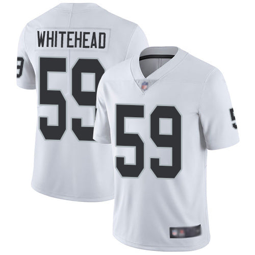 Nike Las Vegas Raiders #59 Tahir Whitehead White Men's Stitched NFL Vapor Untouchable Limited Jersey Men's